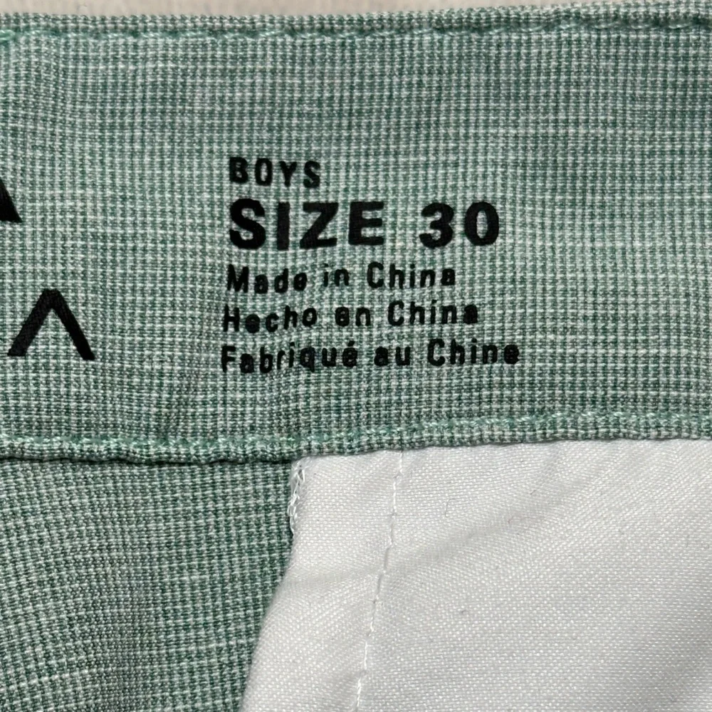 RVCA Dual Purpose Trunk Hybrid Mint Green Swim Amphibian Waist 30